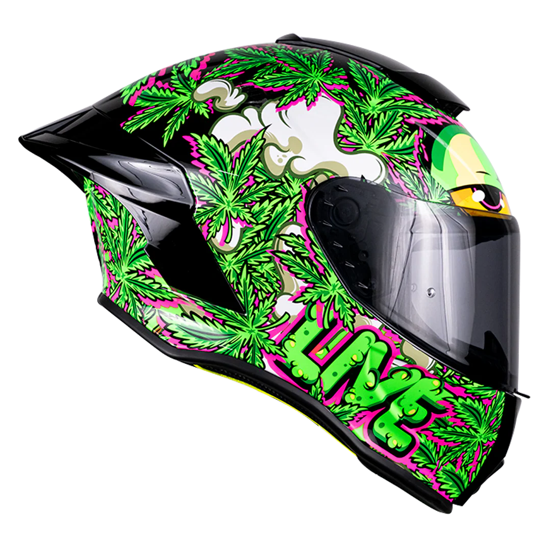 CASCO BUSTER MARY JANE VERDE FLUORESCENTE