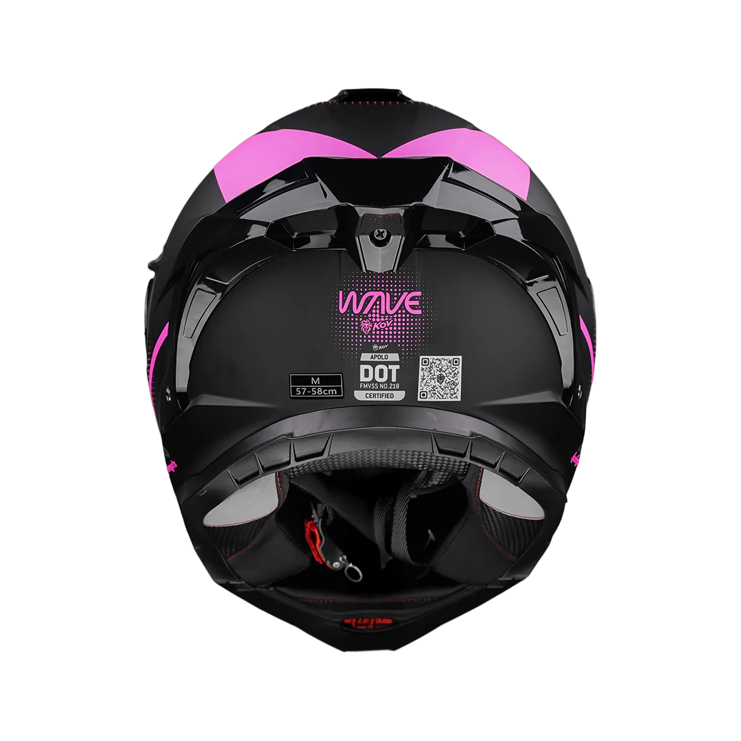 CASCO APOLO NEGRO-ROSA - Image 3