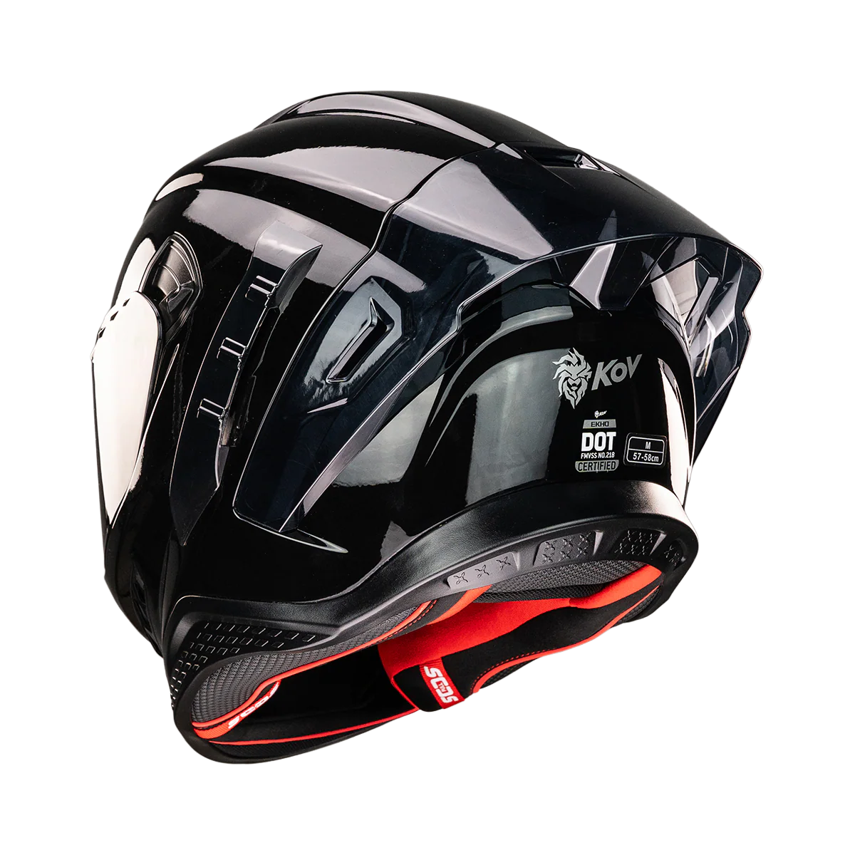 CASCO EKHO NEGRO BRILLOSO - Image 9
