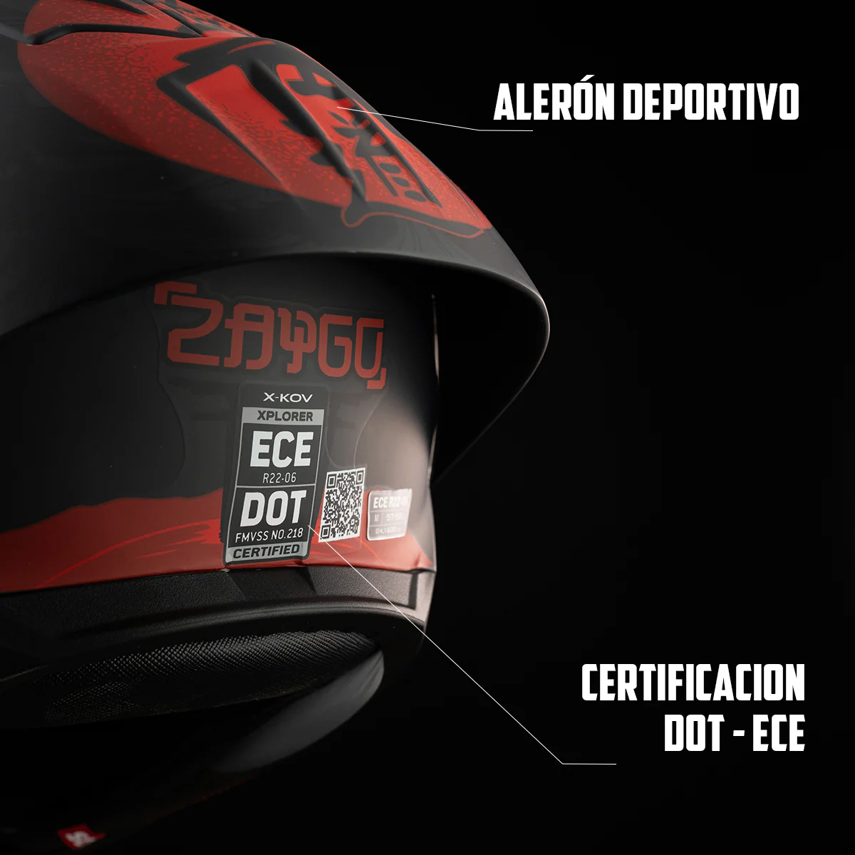 CASCO EXPLORER ZAYGO NEGRO - Image 4