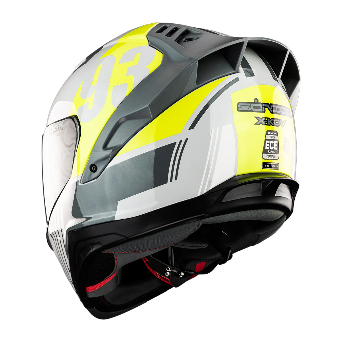 CASCO LOWEN SONICO GRIS NEON - Image 8