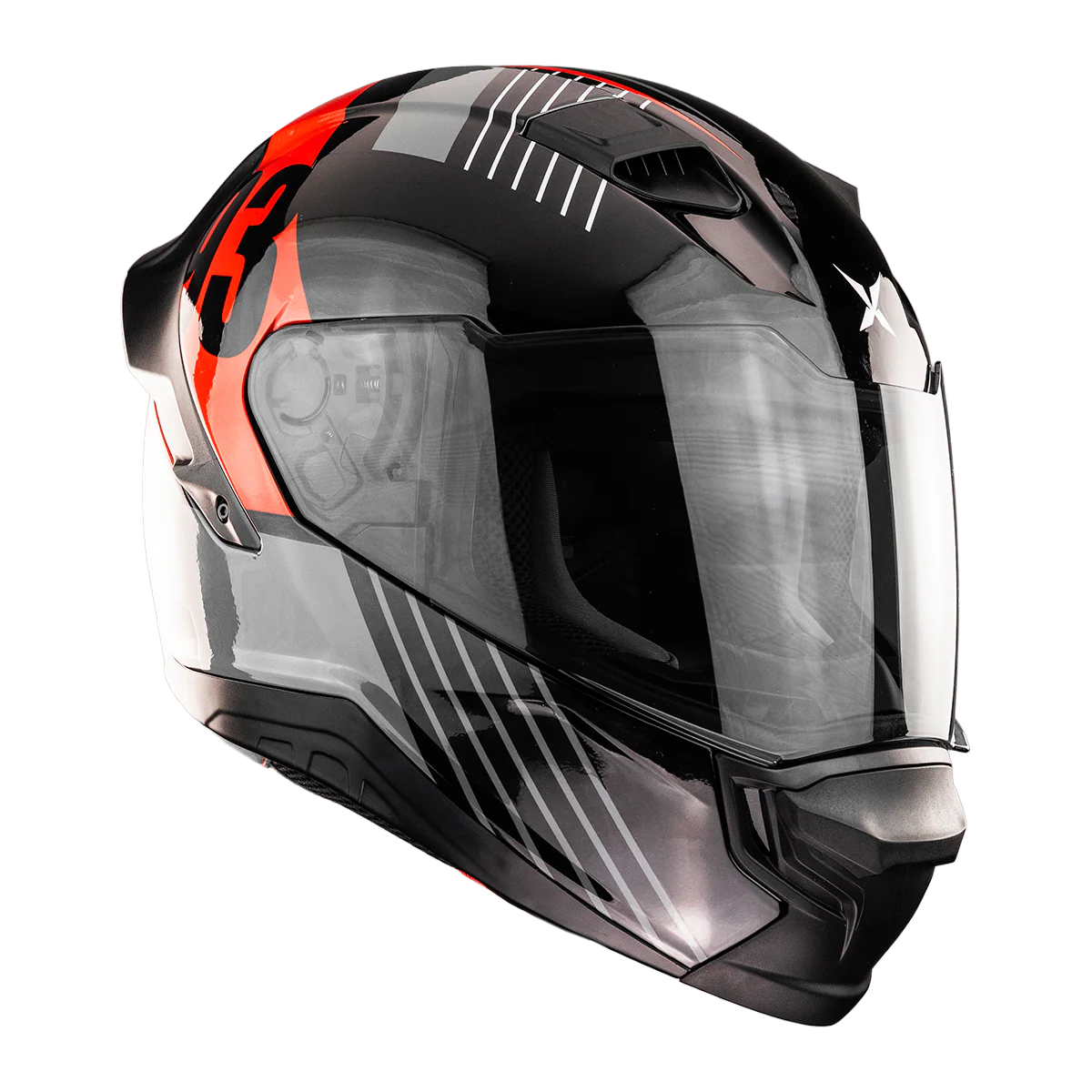 CASCO LOWEN SONICO NEGRO ROJO - Image 2