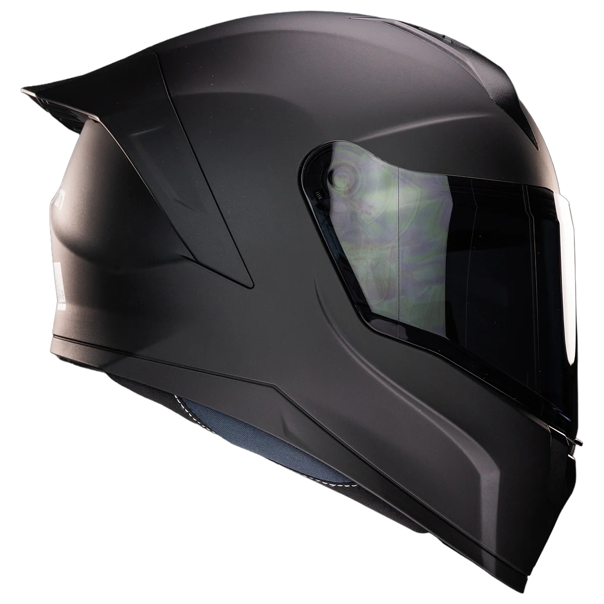 CASCO PROTON SOLIDO NEGRO MATE