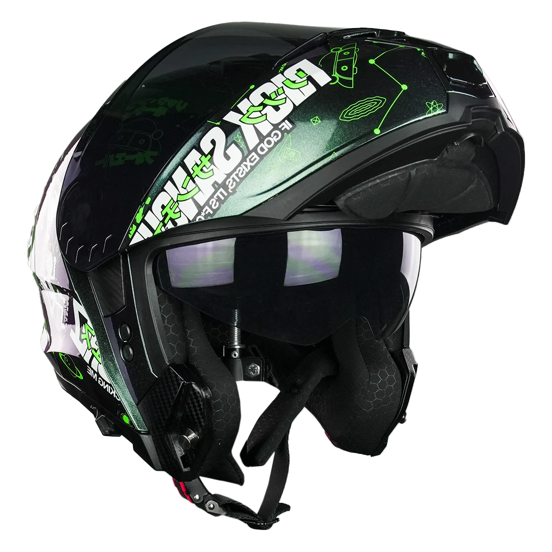 CASCO SNOW RICK SANCHEZ FLUORESCENTE - Image 4