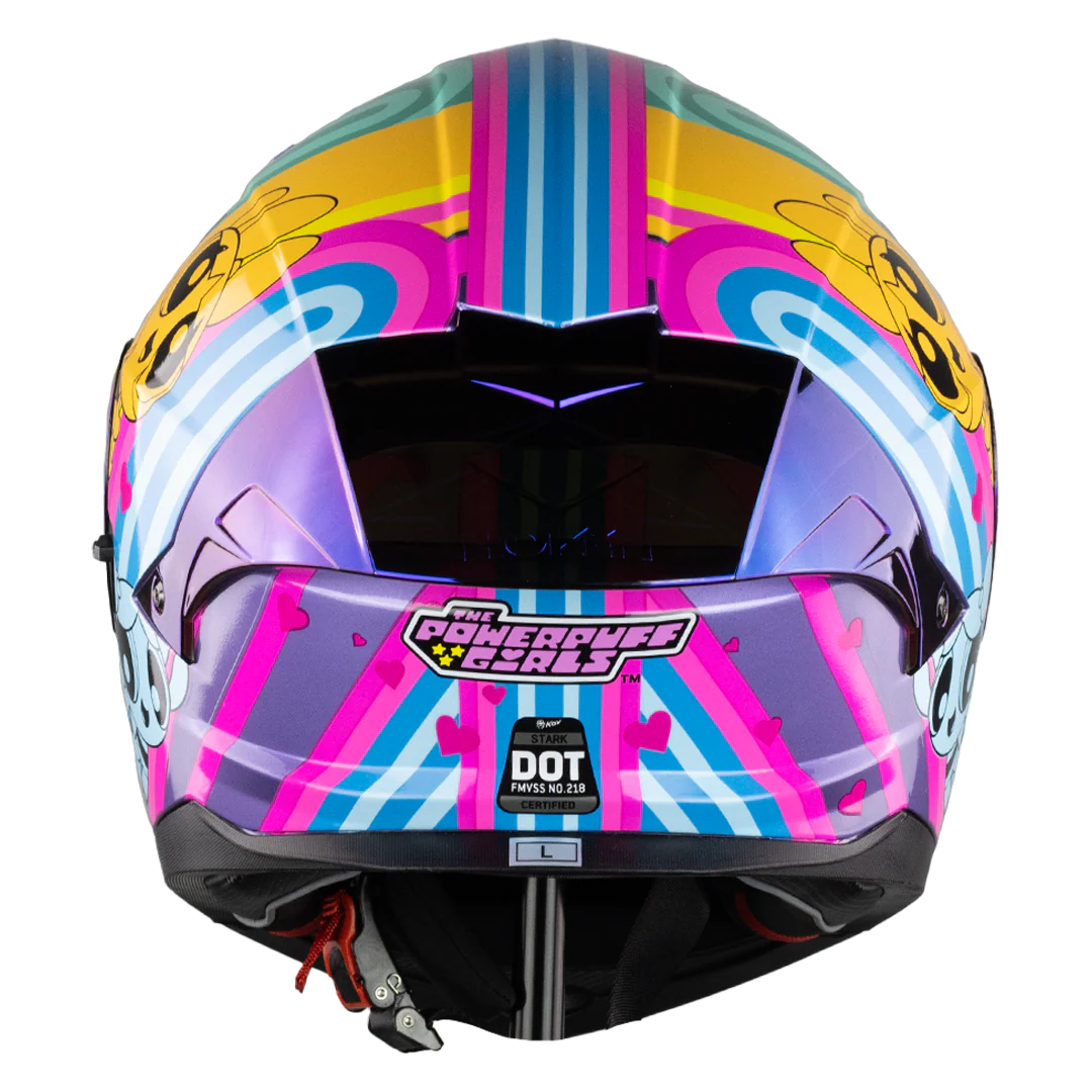 CASCO STARK CHICAS SUPERPODEROSAS ROCK GIRL MORADO - Image 5