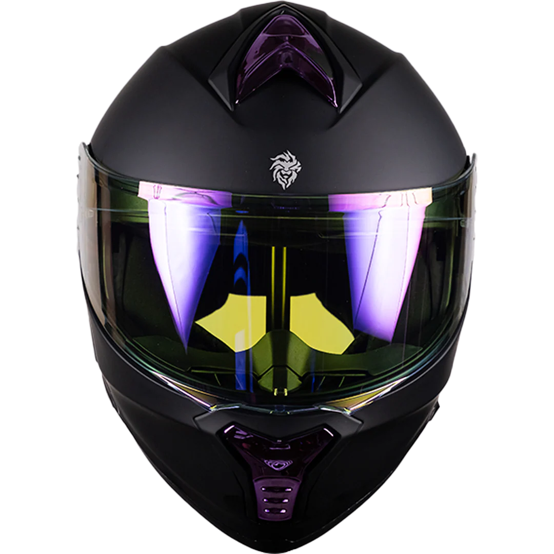CASCO THUNDER NEGRO MATE MORADO - Image 2