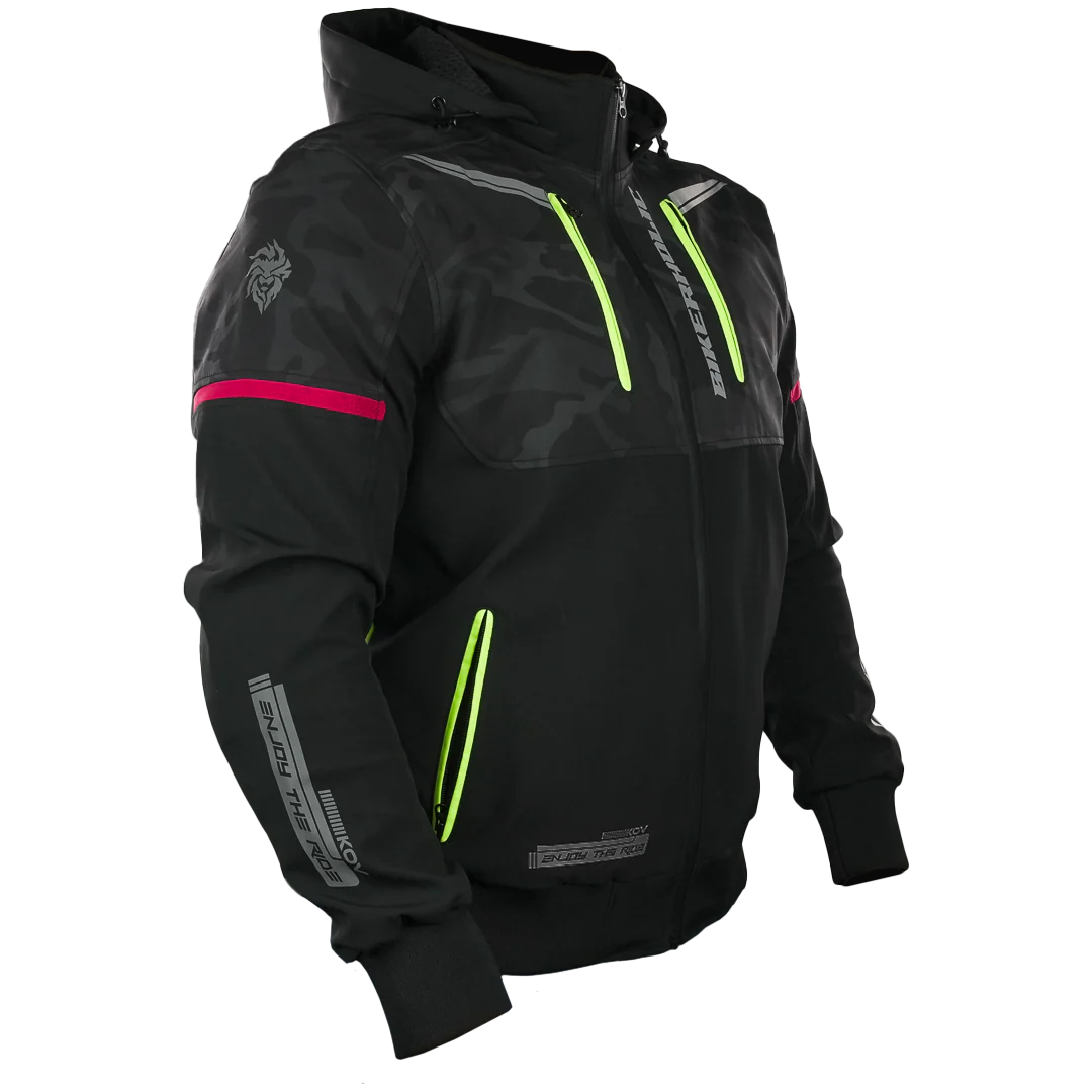 CHAMARRA STORM NEON ROJA - Image 3