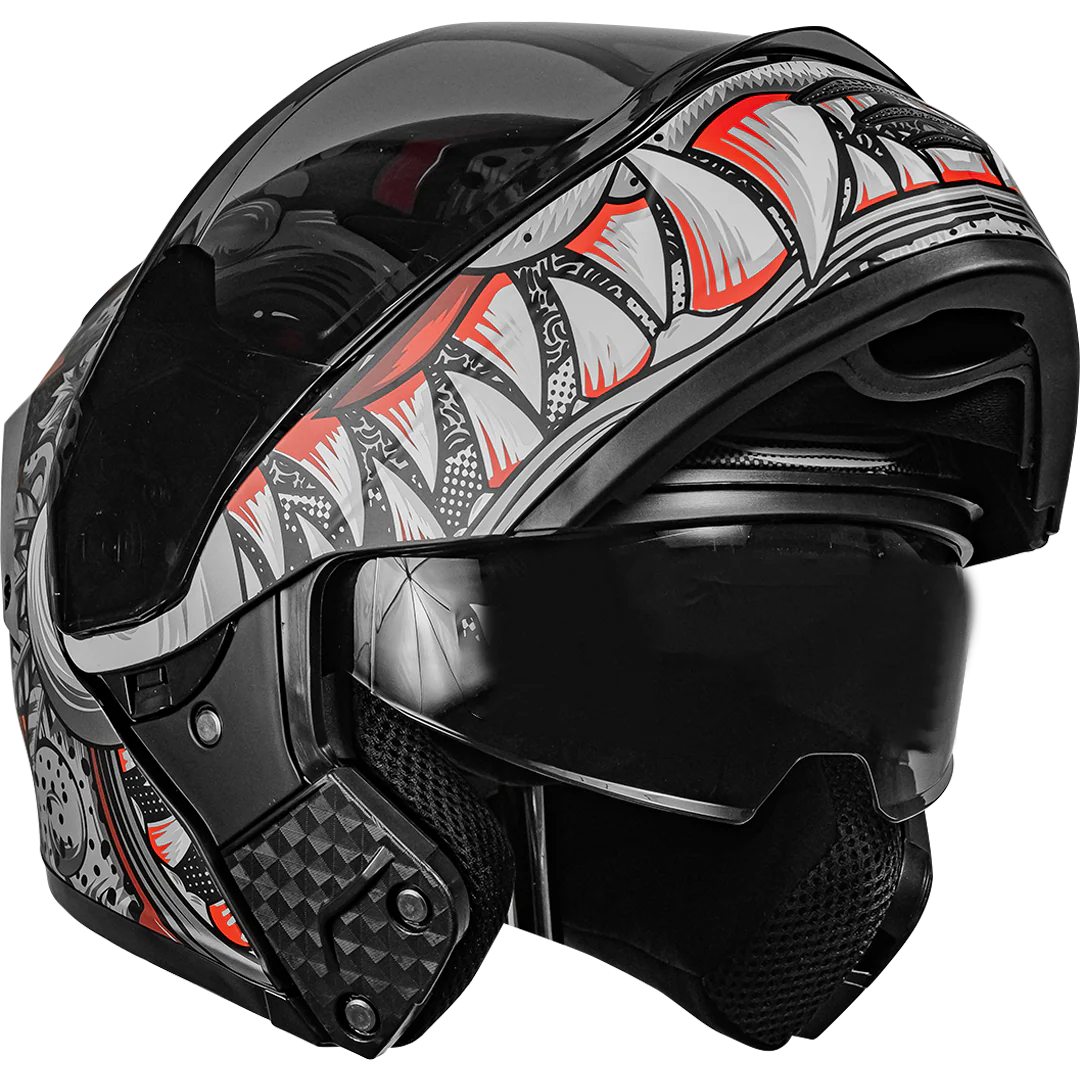CASCO ESTELAR BALAM ROJO CON LUZ LED - Image 5