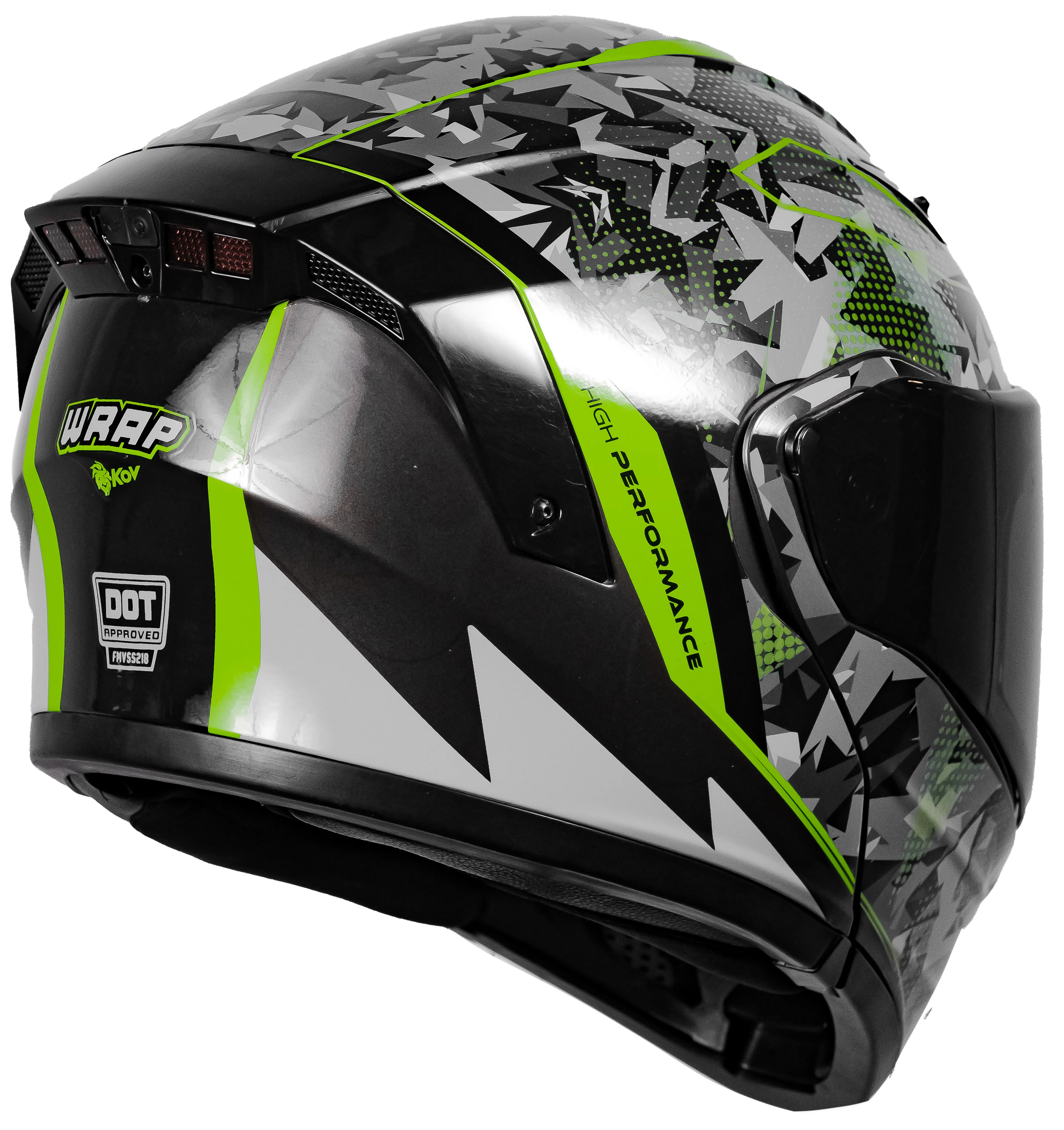 CASCO NÉBULA WRAP VERDE - Image 5