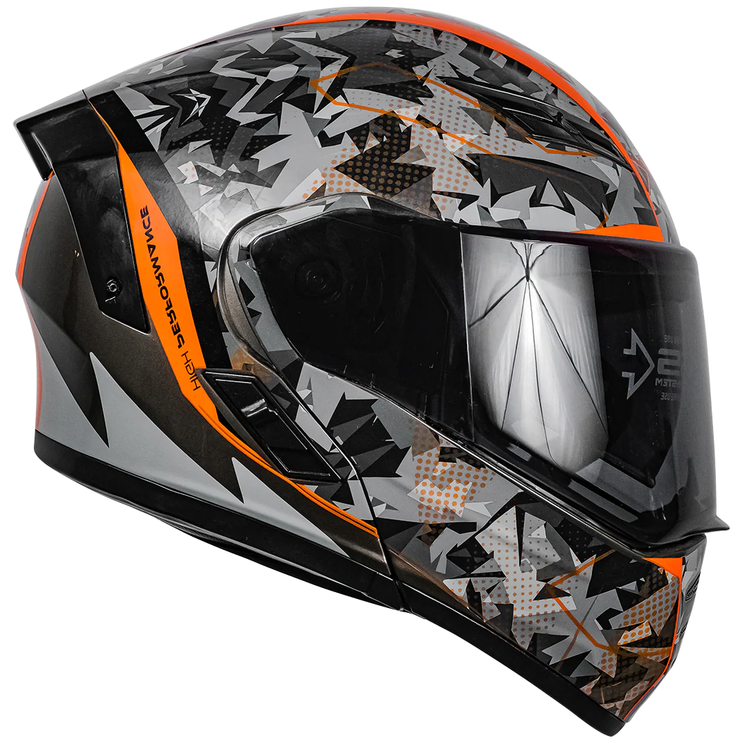 CASCO NÉBULA WRAP NARANJA