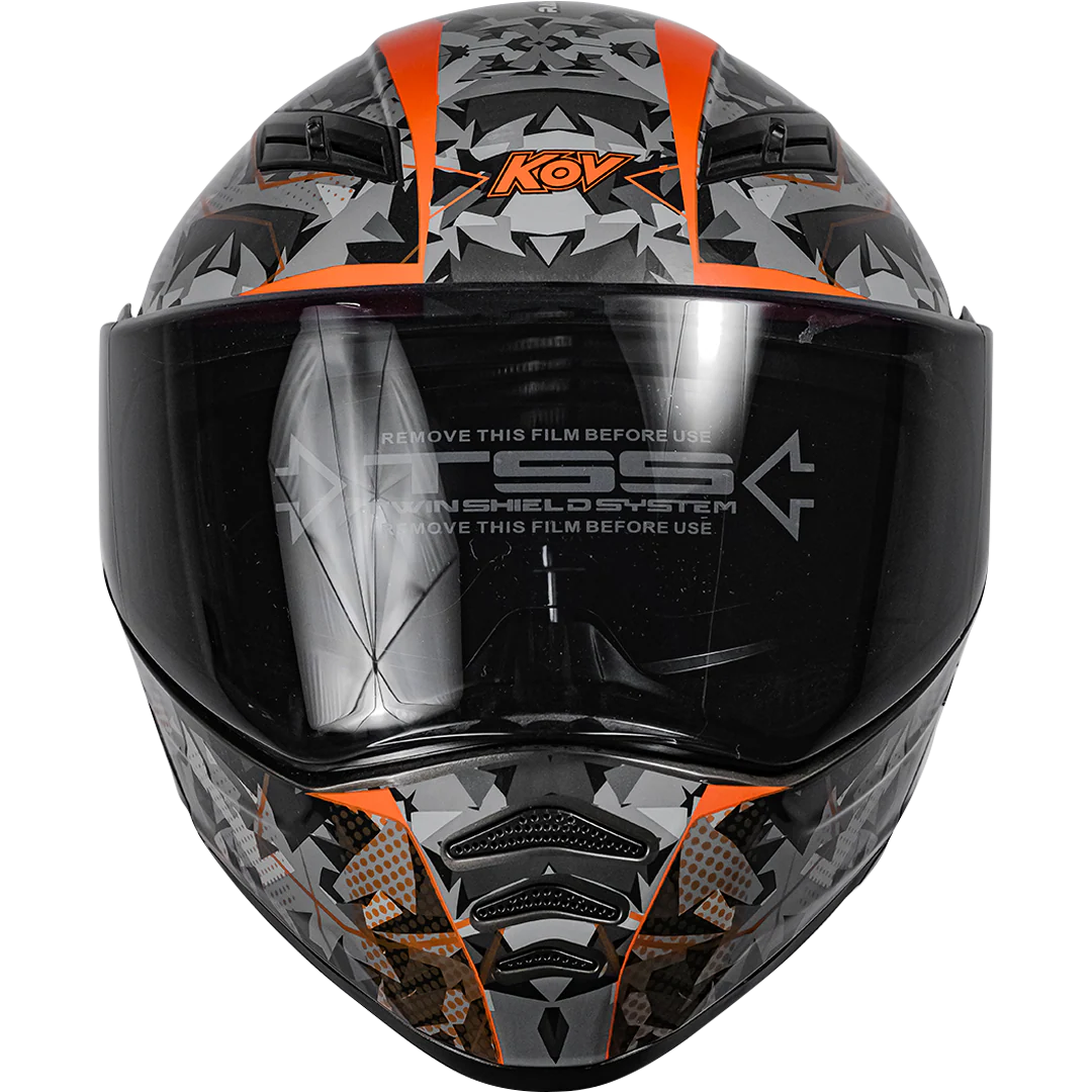 CASCO NÉBULA WRAP NARANJA - Image 2