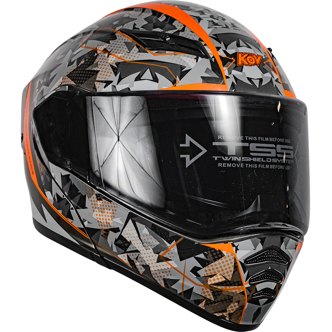 CASCO NÉBULA WRAP NARANJA - Image 4