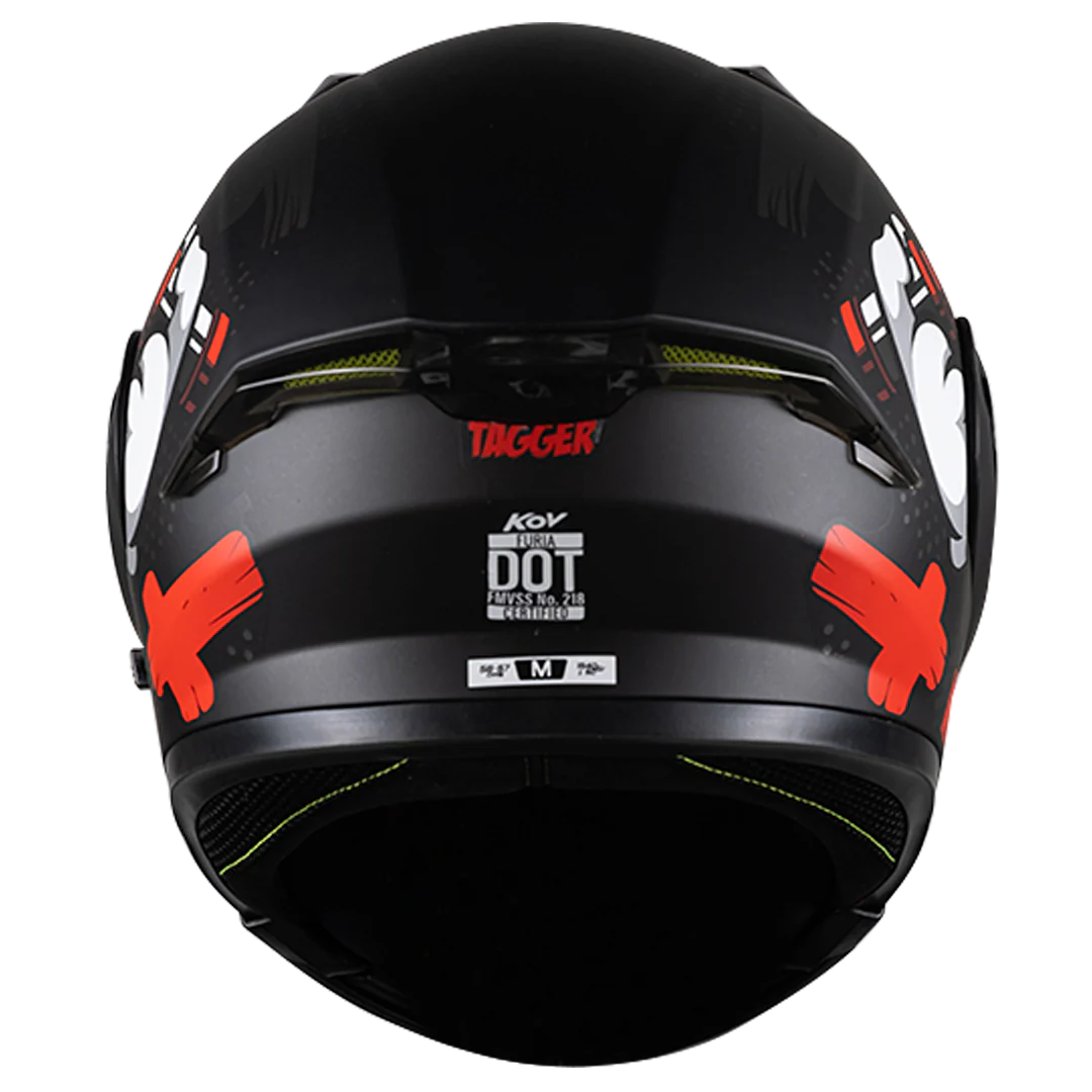 CASCO FURIA TAGGER ROJO - Image 4