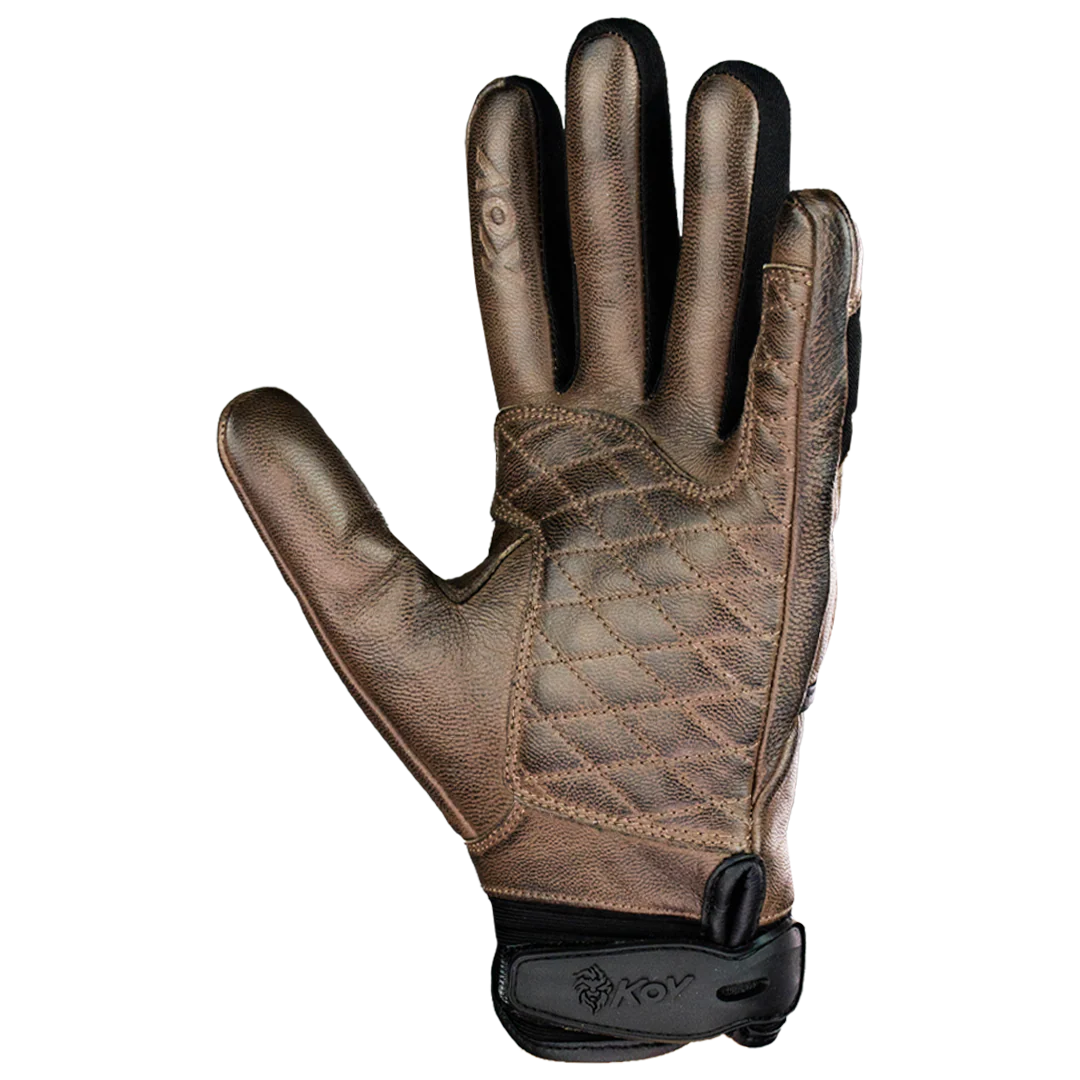 GUANTE KOV PIEL RACER CAFE - Image 4