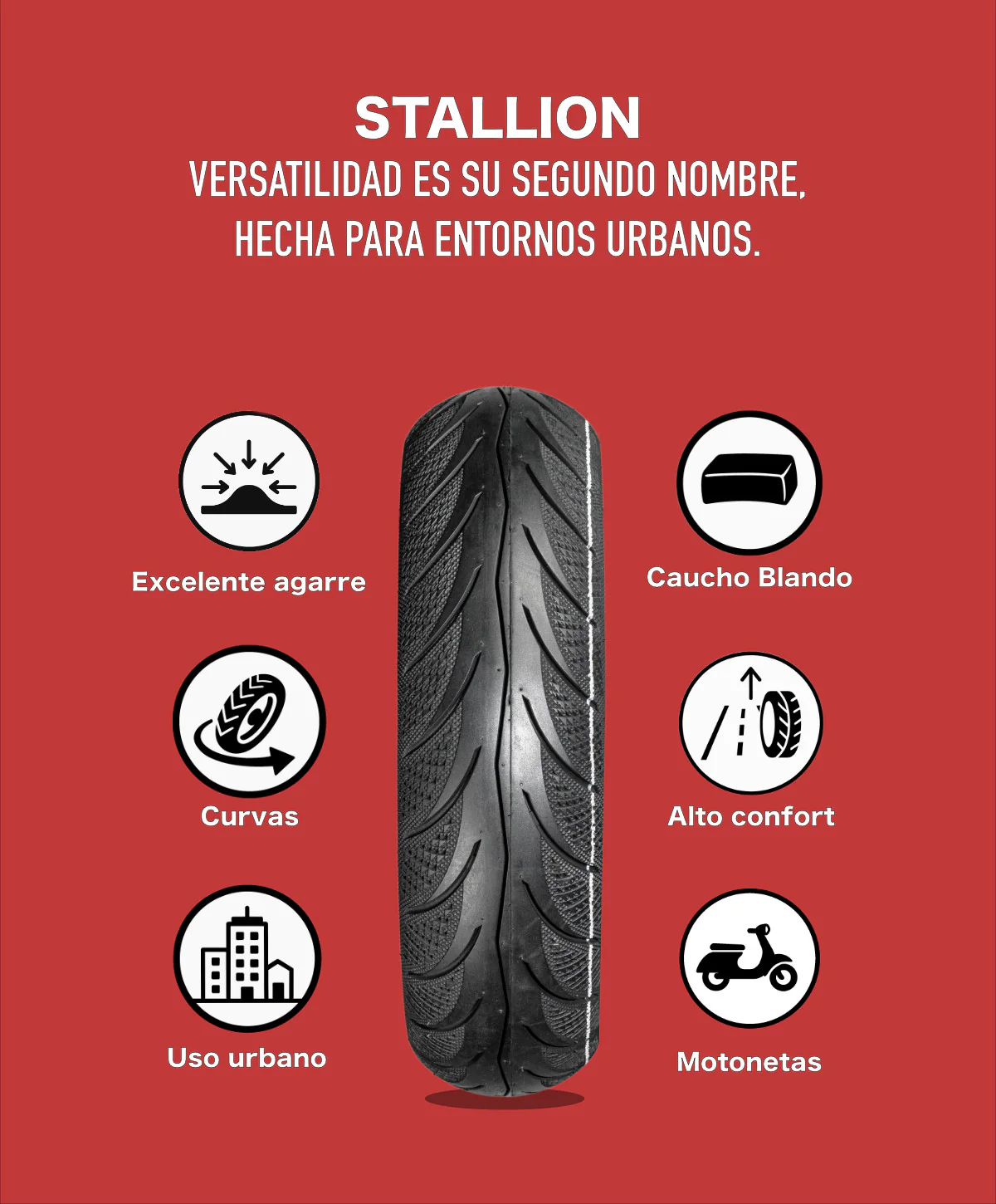 KOV TIRES STALLION 120/70-12 TL 6PR - Image 4