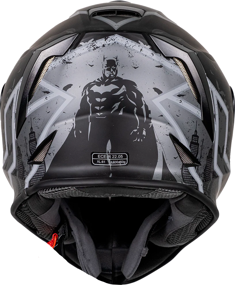CASCO KROON DC BATMAN GRIS CON ECE 22.05 - Image 4