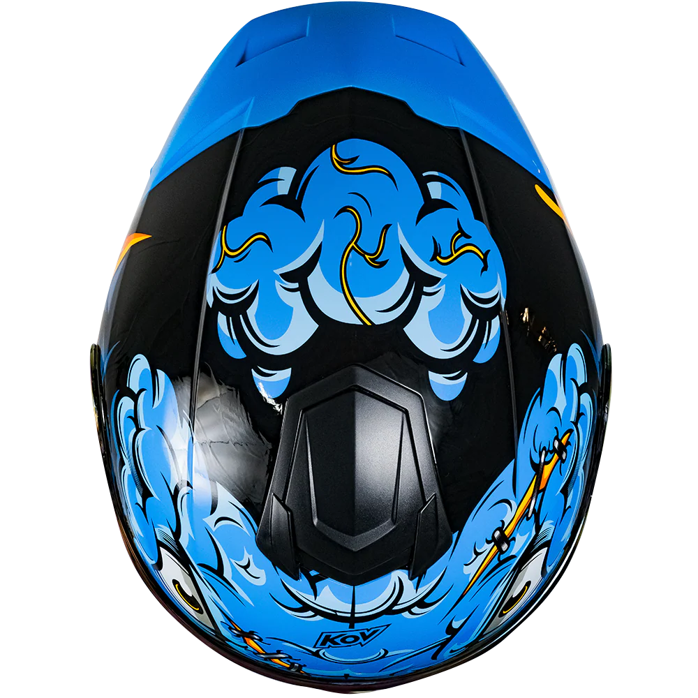 CASCO ZERO RUSH BRAINY AZUL - Image 4