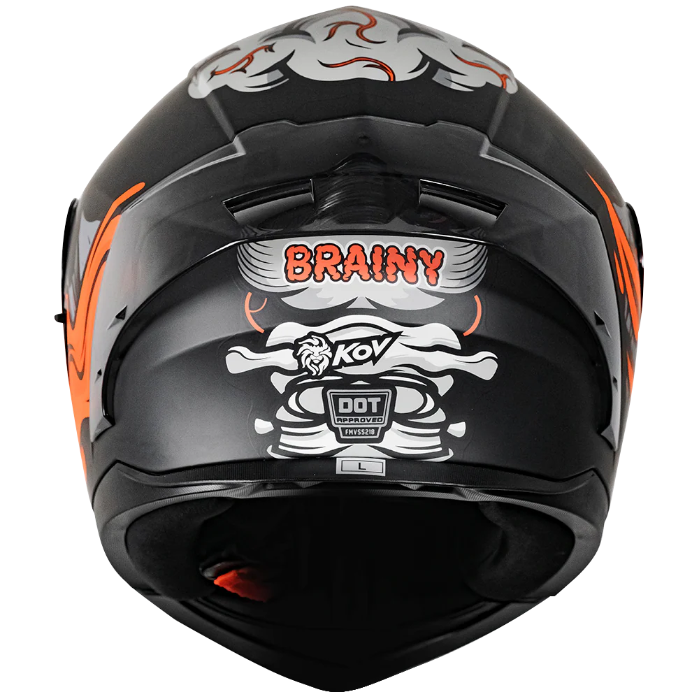 CASCO ZERO RUSH BRAINY GRIS - Image 4