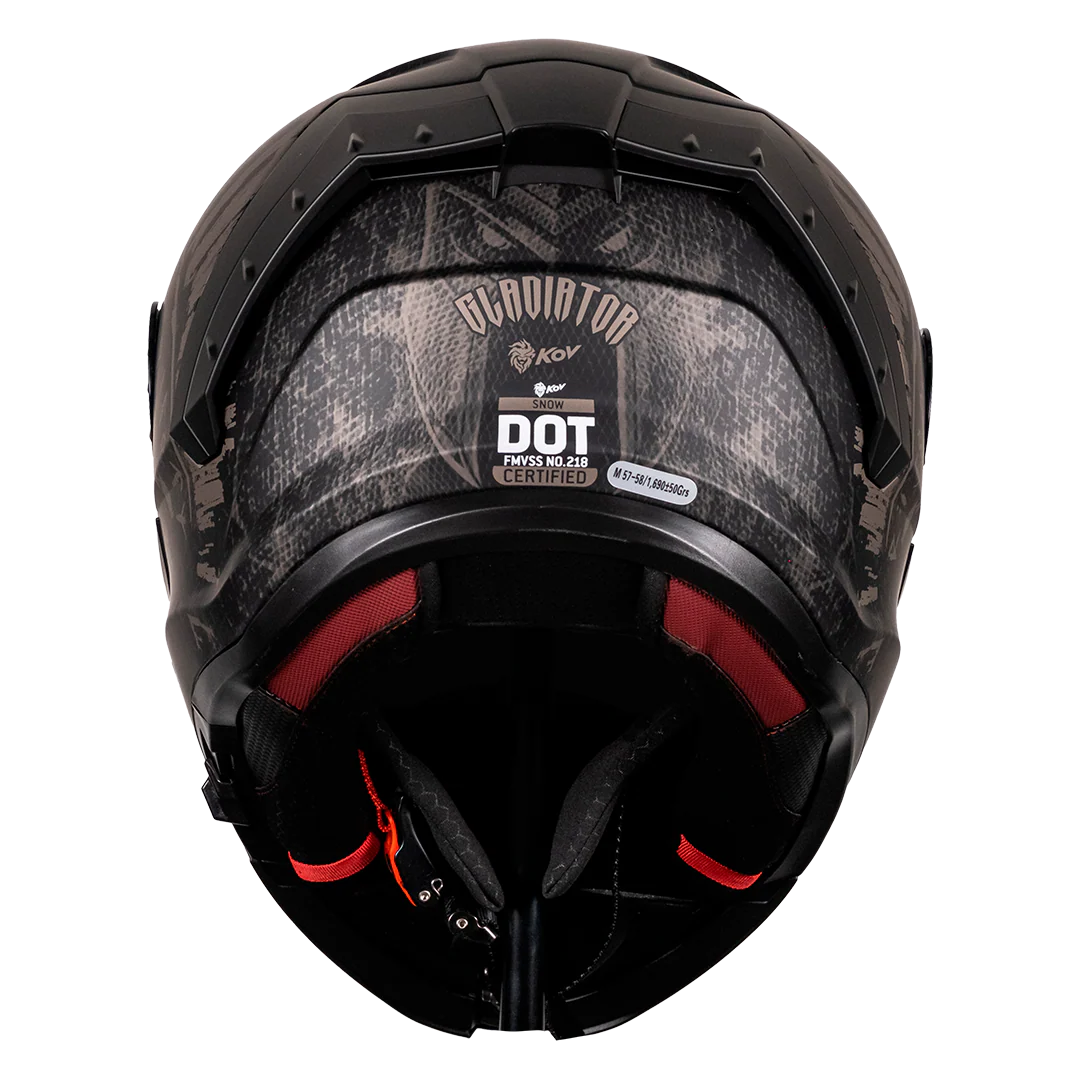 CASCO SNOW GLADIATOR NEGRO MATE - Image 4