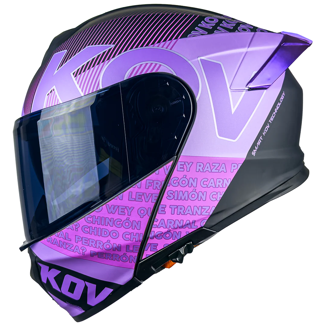 CASCO THUNDER FLOW MORADO - Image 3