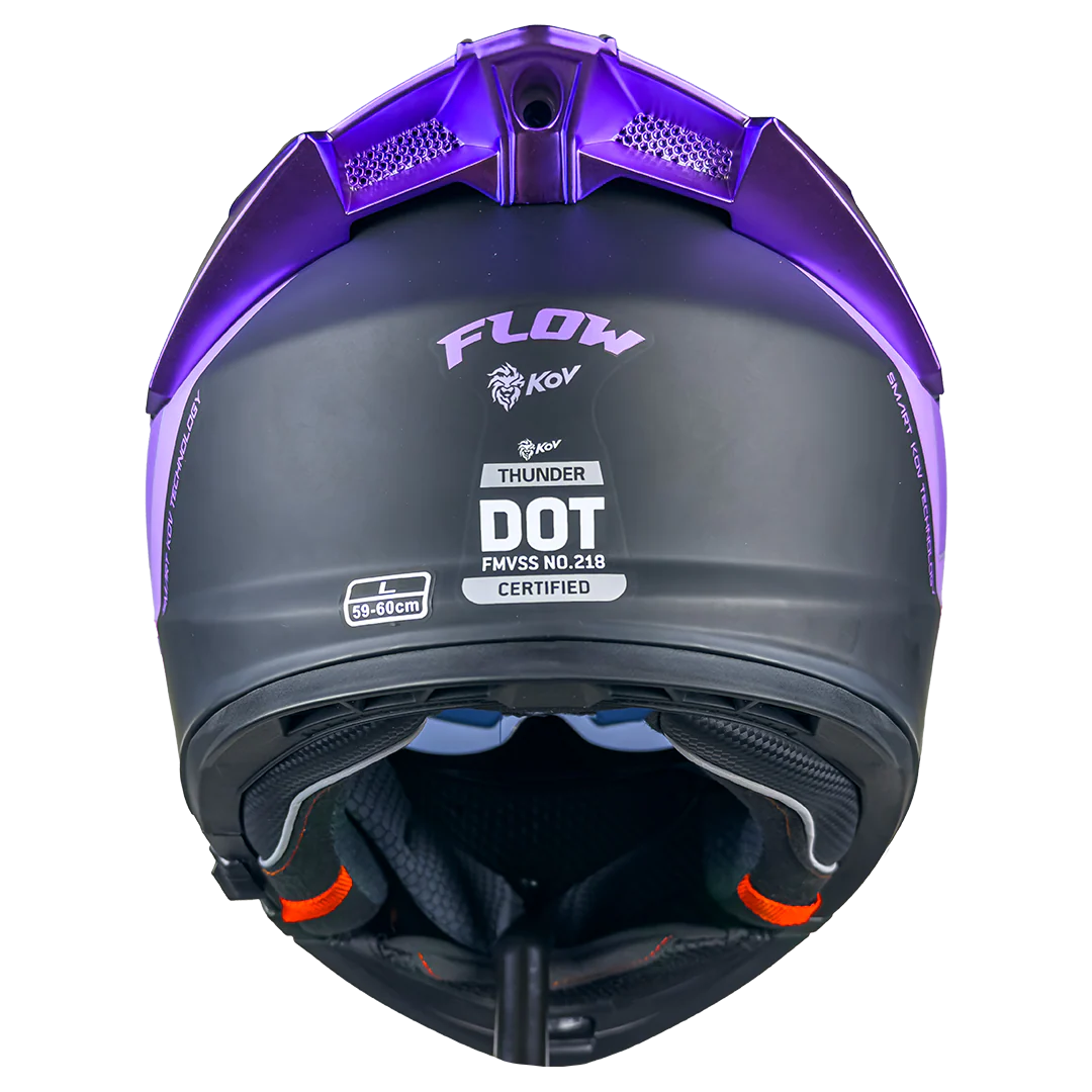 CASCO THUNDER FLOW MORADO - Image 4