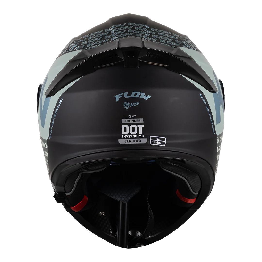 CASCO THUNDER FLOW VERDE-GRIS - Image 4
