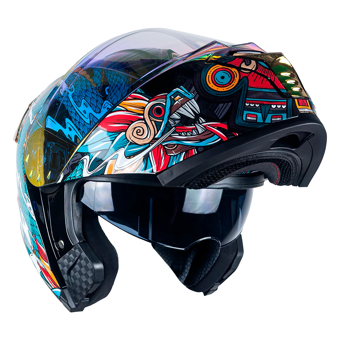 CASCO THUNDER QUETZALCÓATL VERDE - Image 5